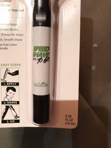 BodyVerde Speed Shave To Go Travel Razor Shaver TSA approved (2) you get (2) - Picture 2 of 8