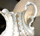 1938 Homer Laughlin Large Wash Basin, Pitcher, Shaving Mug, And Soap Dish — photo 8