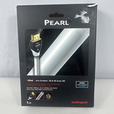 AudioQuest Pearl HDMI Cable 5M 16.4ft 4K 60Hz 18Gbps Ethernet LGC