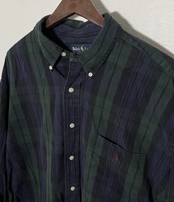Vintage Polo Ralph Lauren The Big Shirt L/S Button Down Mens XL 