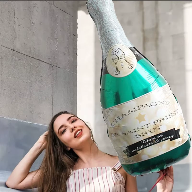 I Folienballons Whisky Bier Champagner Neujahrsstil Party Deko - Bild 4 von 4