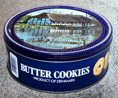 Blechdose Keksdose Butter Cookies Danish Harmony Ripensa Bakery 19 x 7,5 cm