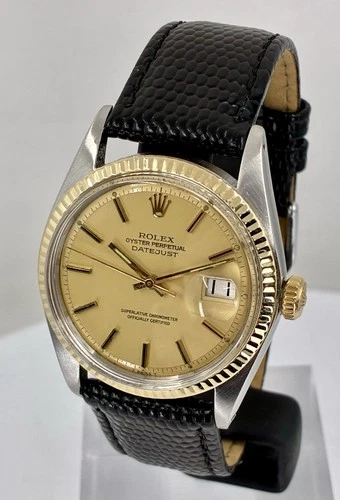 1973 Model 1601 Gents 36mm ST/ST & 18K Yellow Gold Rolex Datejust Cal 1560 Watch