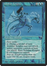 Vodalian Knights - Fallen Empires Rare Sinlge Magic: The Gathering
