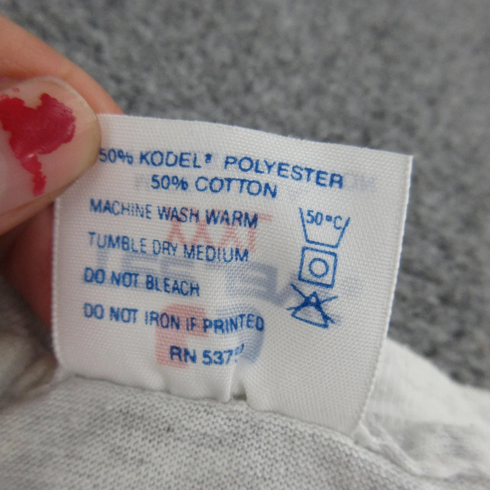 Vintage Buffalo Sabres Shirt Tee Mens 3XL Gray NHL Hockey Made USA 1993 90s - Image 4 of 4