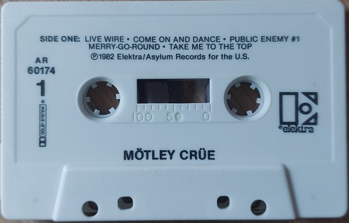 Motley Crue (Self-Titled) 1982 US Elektra Records ~ 9 60174-4 Y White Shell - Picture 4 of 6