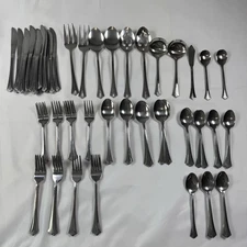 79 Pieces Triumph Roberts Rogers Co Stainless Flatware Set China