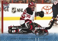 2009-10 Ultra Ice Medallion Scott Clemmensen New Jersey Devils /100