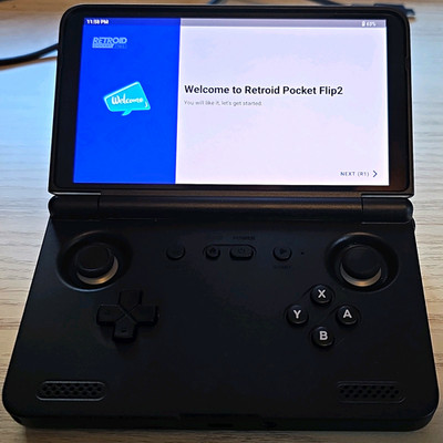 Retroid Pocket Flip 2 Black - Android - 128 GB - SETUP REQUIRED