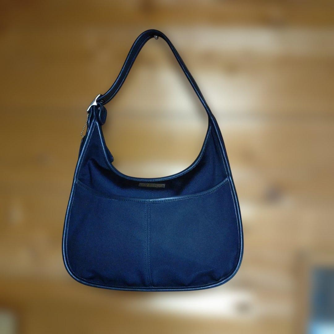 COACH Old Coach Ergo Shoulder Bag Glove Tanned Leather Black from Japan