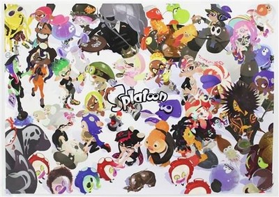 Splatoon Special Illustration B2 Poster May 28 Game Wall Art Japan Official