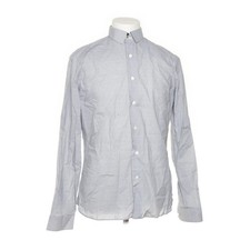 Prada, Hemd, Größe: 40, Grau/Weiß, Herren #dhK