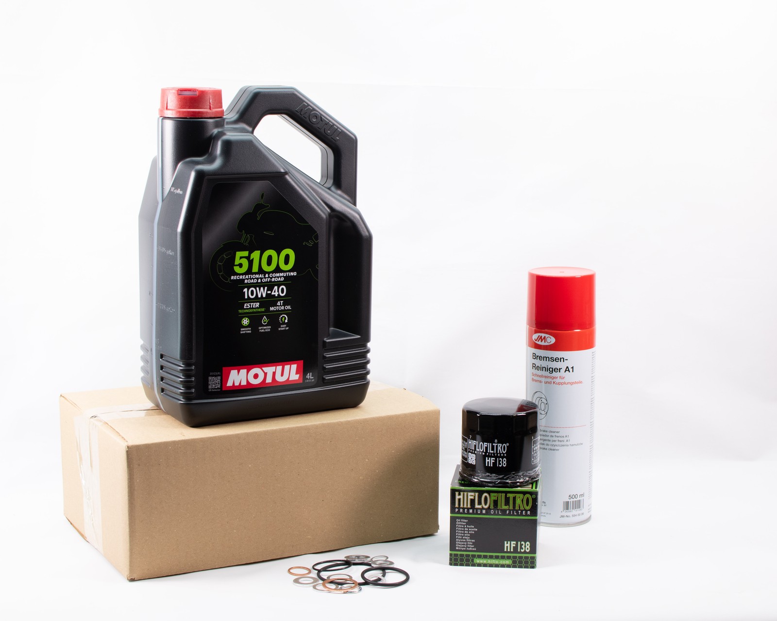 Kit entretien vidange moto Suzuki RF600 filtre et huile Motul 10W40