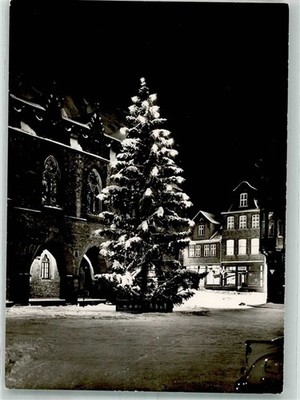 38207001 - 3380 Goslar Weihnachtsbaum vor dem Rathaus Silesia-Verlag 736