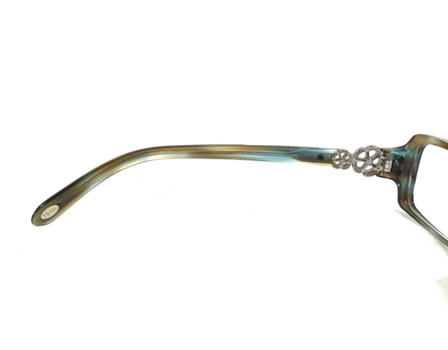 Tiffany & Co. Eyeglasses Frames TF2048-B 8124 Ocean Turquoise Crystals 51-16-135 - Picture 9 of 13
