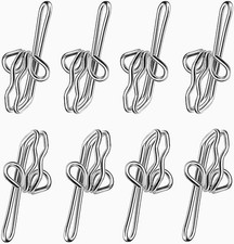 Curtains Hooks 100 Pcs Metal Curtain Hooks,Heavy Duty Curtain Hooks,Metal Curtai