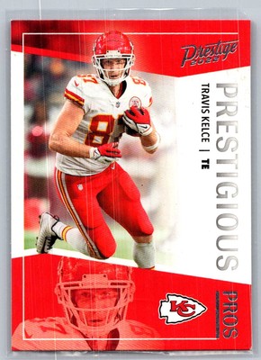 Travis Kelce PP-6 2022 Panini Prestige Prestigious Pros Kansas City Chiefs Card