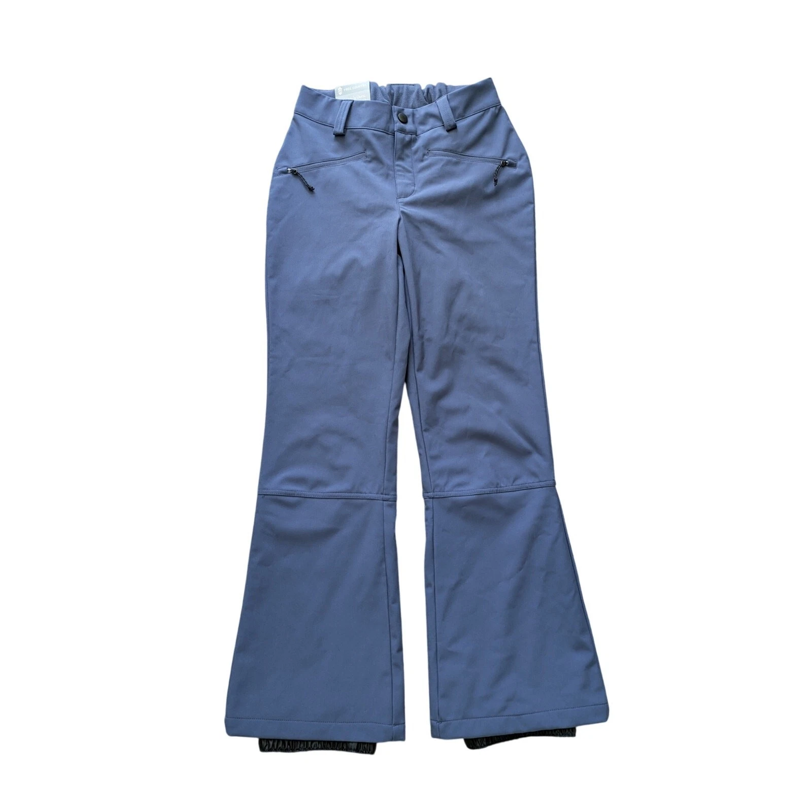 NWT Free Country Softshell Snow Pants Womens S Blue-Gray Workwear Utility
