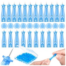 Sterile Needles for Pimples, 100Pcs Disposable 1 Count Pack of 100 , Blue