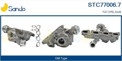 Turbolader, Aufladung STC77006.7 SANDO Für OPEL SAAB