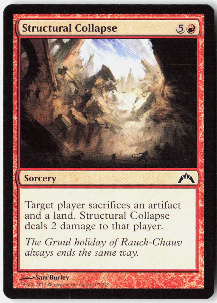 Magic - Structural Collapse Gatecrash [GTC - 107] NM Common