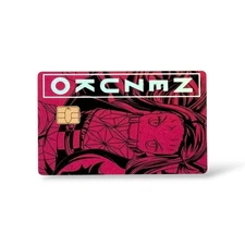 Nezuko Holographic Credit Card Sticker Debit Skin Decal Cover