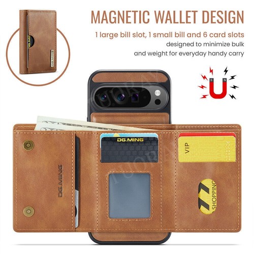 Handyhülle für Google Pixel 8 / 8 Pro 9 /9 Pro XL Magnet Cover Leder Case Tasche - Picture 46 of 78