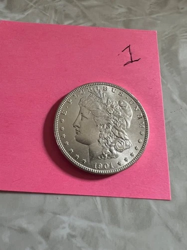 1901 O Morgan Silver Dollar UNC Brilliant