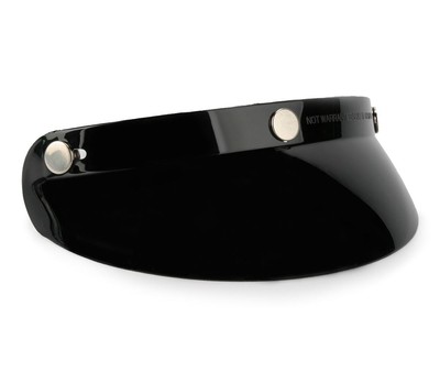 Z1R - Vintage Motorcycle Helmet Universal 3 Snap Bubble Visor - Black