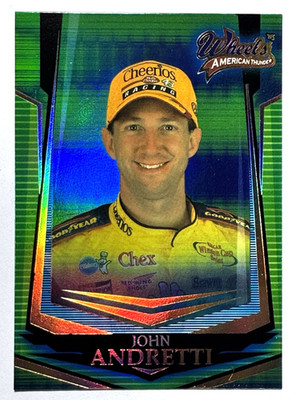 JOHN ANDRETTI 2003 Wheels American Thunder HOLOFOIL PARALLEL Racing Card #P1