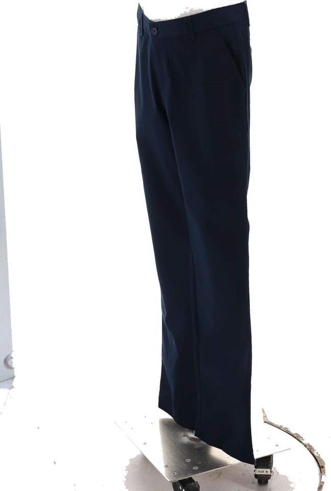 Lands' End Big Girls Plain Front Chino Pants Classic Navy 8 NWOT (1162) - Image 2 of 4