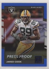 2017 Panini Donruss Press Proof Blue Jared Cook #294 09o4