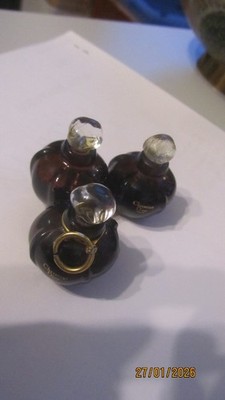 LEER 3x Parfum Miniatur Poison by Christian Dior Esprit De Parfum 5ml LEER