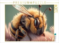 Calvendo Puzzle Cute Sleeping Bee | 1000 Pieces, Finished Size 25.2 × 18.9 In (6