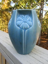Rookwood Art Pottery / Blue / Turquoise / FLORAL VASE / #2380 / 1934