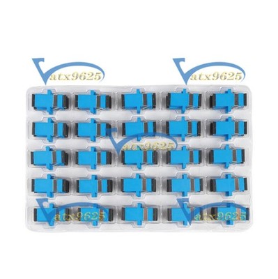 200x SC-SC Coupler Fiber Optic Connector Adapter SC UPC SM Flange Simplex