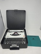 1977 Olympia Traveller Portable Typewriter In Case Yugoslavia