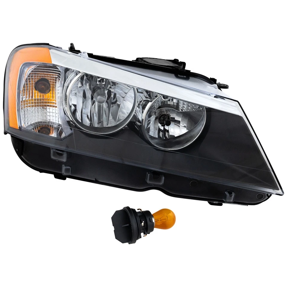 Faro lateral conductor y pasajero para BMW X3 2011-2014 halógeno con bombilla(s) Foto 2 de 4