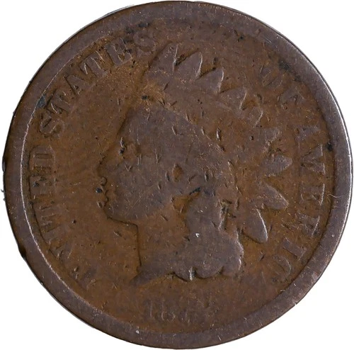 1872 US Indian Head Cent - Good Condition