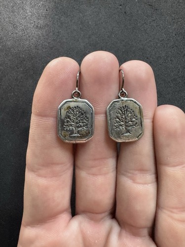 5,5 g Vintage VM Sterling Silber 925 Lebensbaum Ohrhänger Schmuck Konvolut X