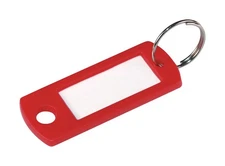 Hillman 706605 Metal/Plastic Assorted Split Labeling/ID Key Ring
