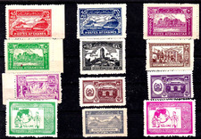 Steckkarte mit postfrischen Briefmarken aus Postes Afghanistan