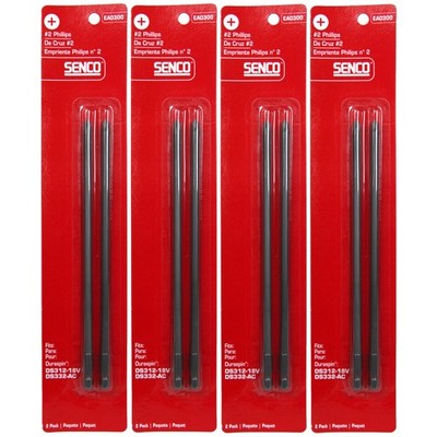 Senco EA0300 DuraSpin #2 Phillips Bits 4PK 1/4'' For DS312-18V DS332-A