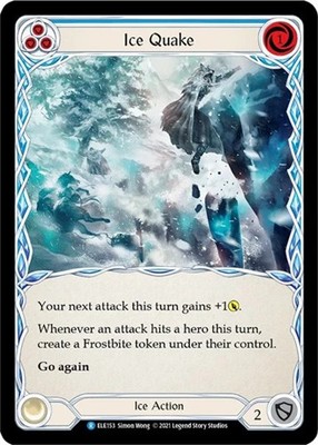 Ice Quake (Blue) - 1st Edition Rainbow Foil Tales of Aria LP FaB