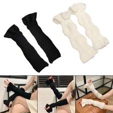 Women Arm Warmers Arm Cuffs Warm Arm Sleeves for Warmth Typing Driving Cosplay