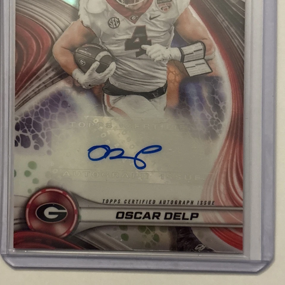 2024 Bowman's Best University - Best of 2024 Autograph Oscar Delp #BOA-OD Auto - Image 3 of 4