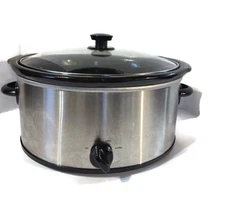 Mainstay 6 Quart Slow Cooker 3 Settings Removable Insert
