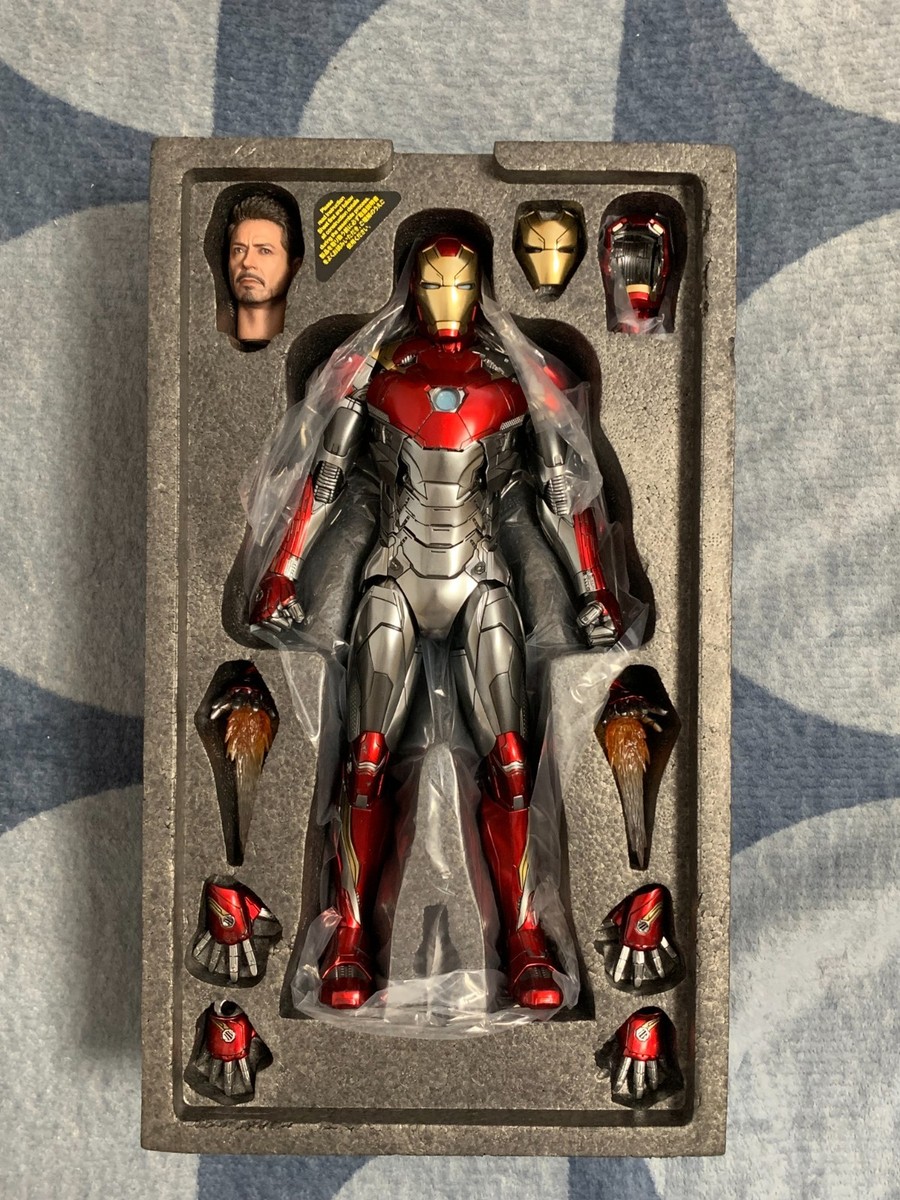 マ*ル様 HotToys アイアンマン Mark47 MMS427 1/6 DI Spider-Man Iron Man Mark 47 XLVII Die Cast 1:6 32cm MMS427D19 Hot