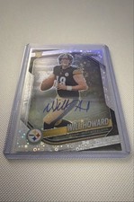 2025 Panini Prizm-#367 Will Howard No Huddle Disco Prizm RPS (RC,AU) ROOKIE QB!