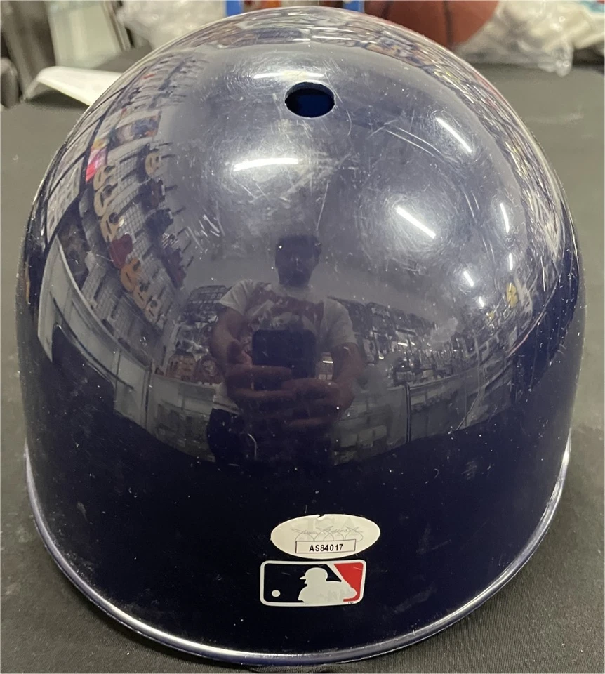 Bobby Doerr Signed Autographed Replica Helmet Red Sox HOF JSA AS84017 - Image 4 of 4